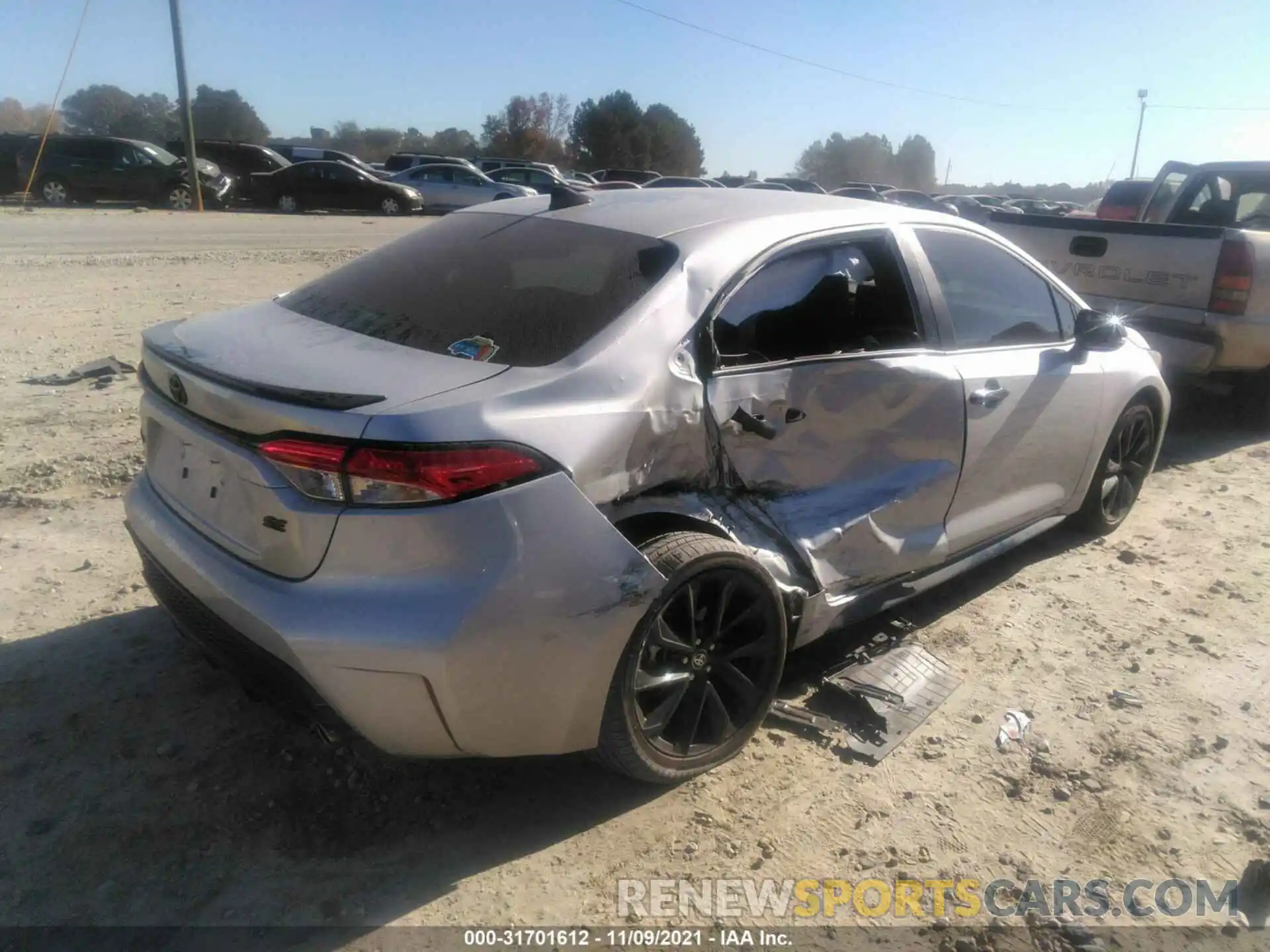 4 Photograph of a damaged car 5YFS4MCE9MP074797 TOYOTA COROLLA 2021