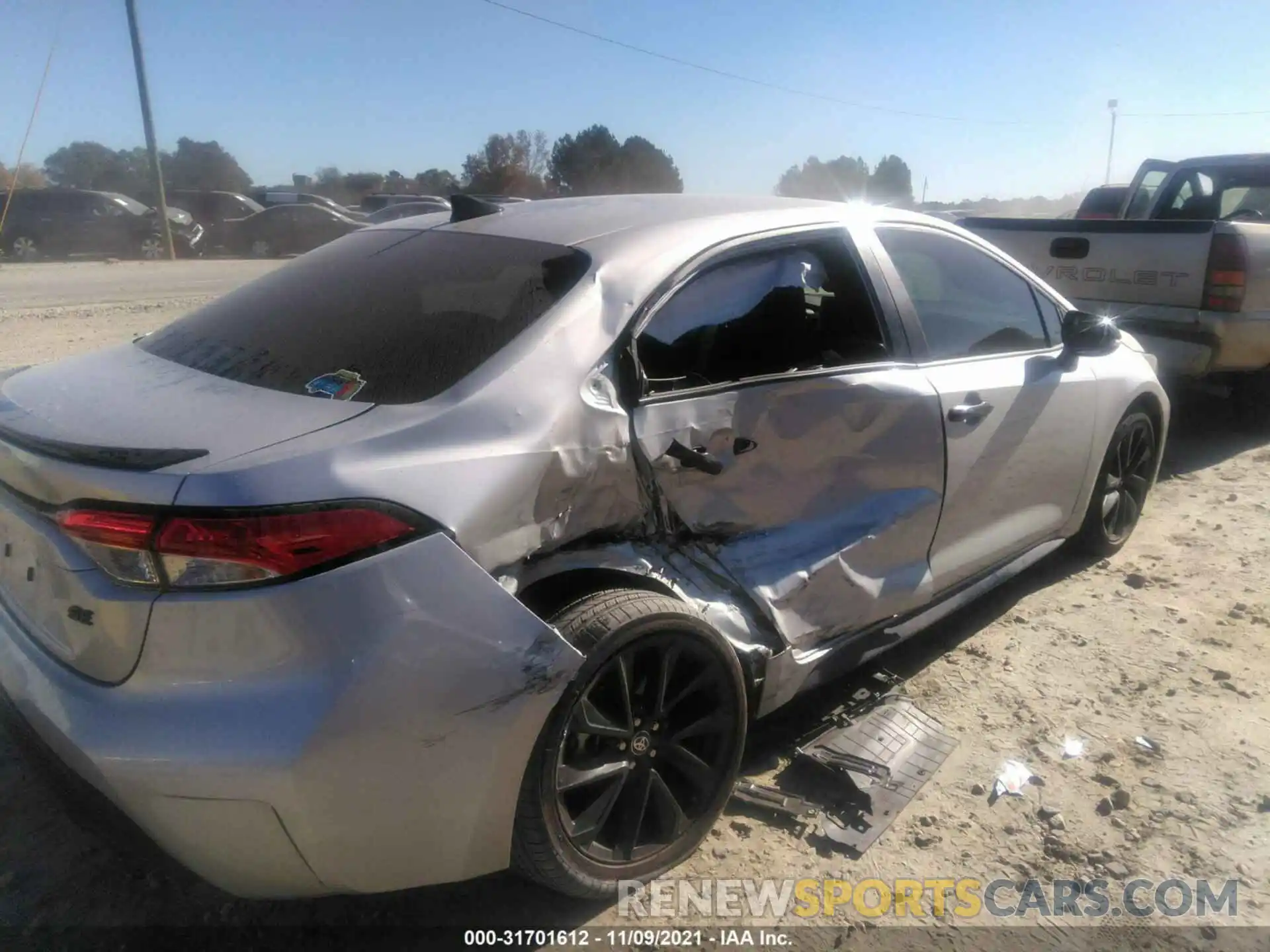 6 Photograph of a damaged car 5YFS4MCE9MP074797 TOYOTA COROLLA 2021