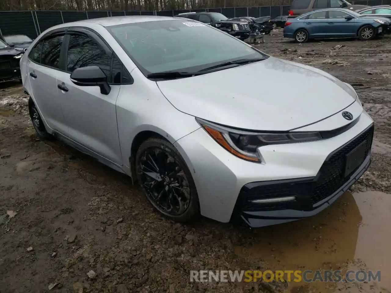 1 Photograph of a damaged car 5YFS4MCE9MP075271 TOYOTA COROLLA 2021