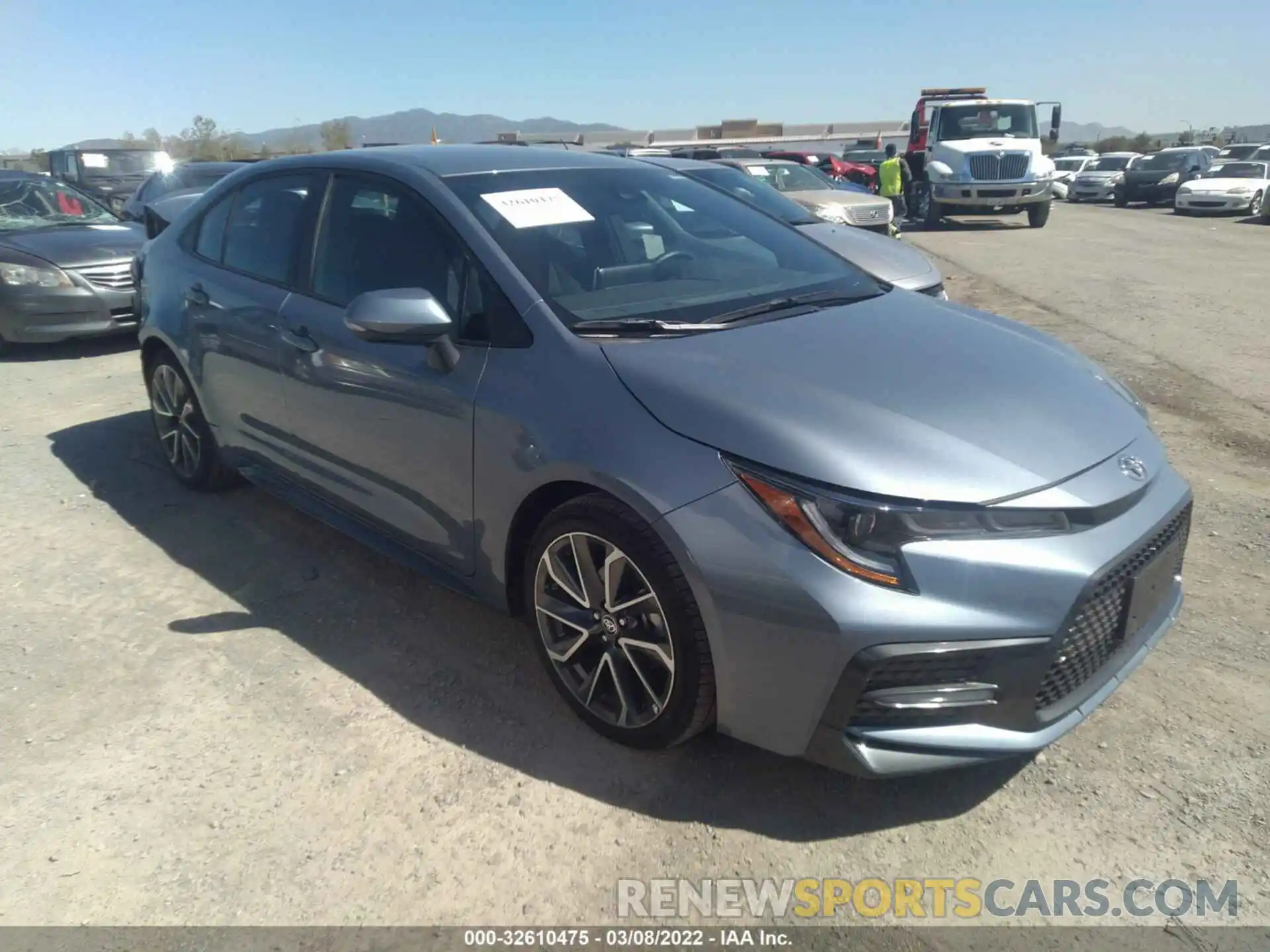 1 Photograph of a damaged car 5YFS4MCE9MP076730 TOYOTA COROLLA 2021