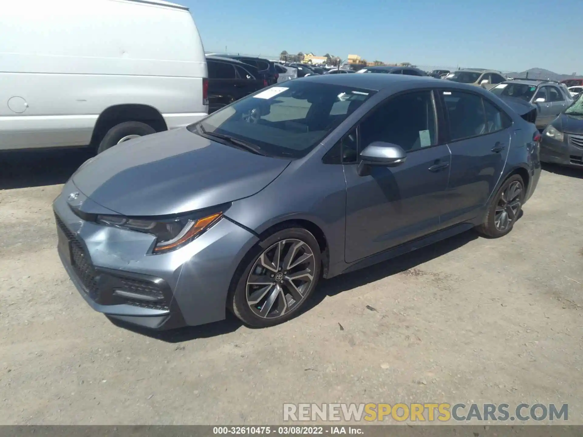 2 Photograph of a damaged car 5YFS4MCE9MP076730 TOYOTA COROLLA 2021