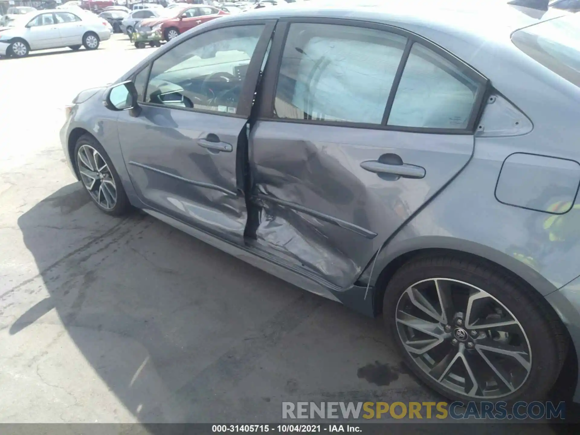 6 Photograph of a damaged car 5YFS4MCE9MP077313 TOYOTA COROLLA 2021