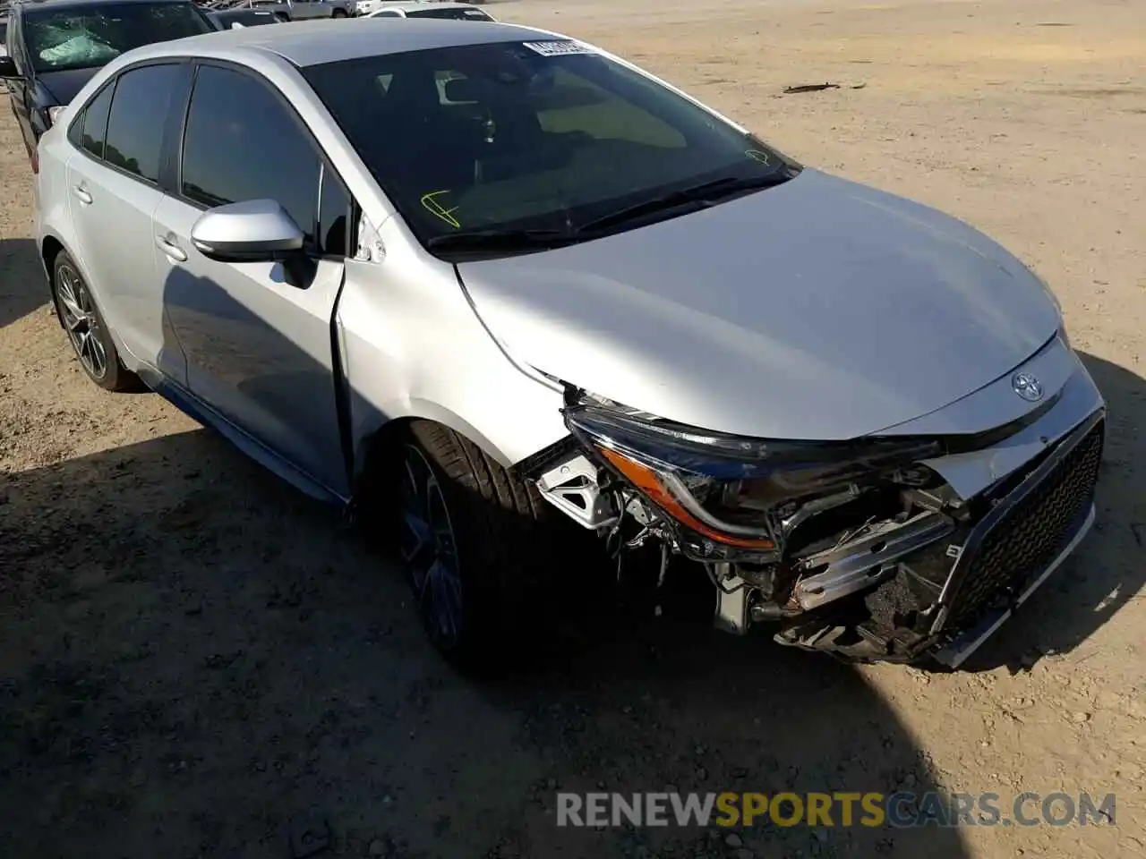 1 Photograph of a damaged car 5YFS4MCE9MP078011 TOYOTA COROLLA 2021