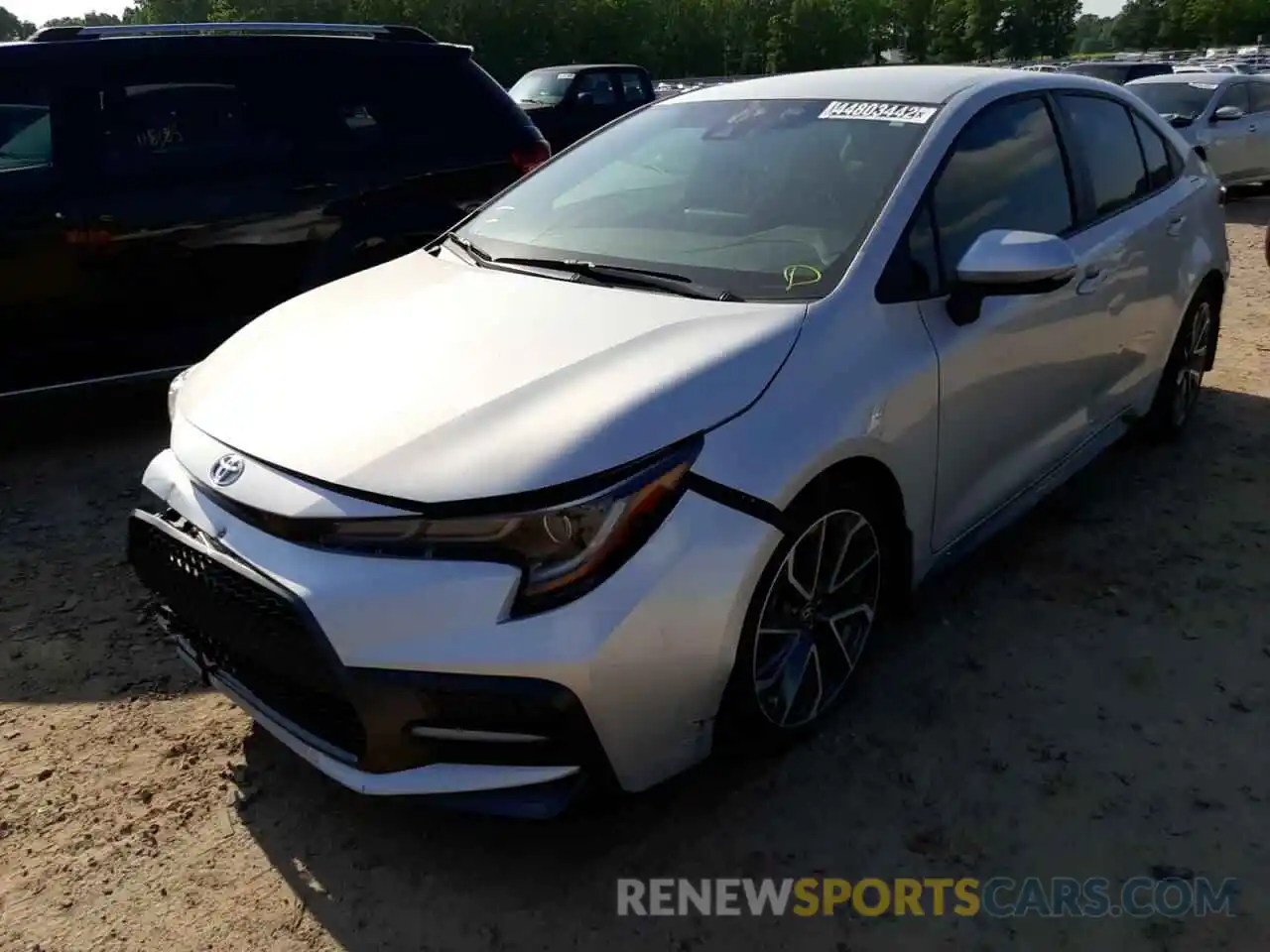 2 Photograph of a damaged car 5YFS4MCE9MP078011 TOYOTA COROLLA 2021