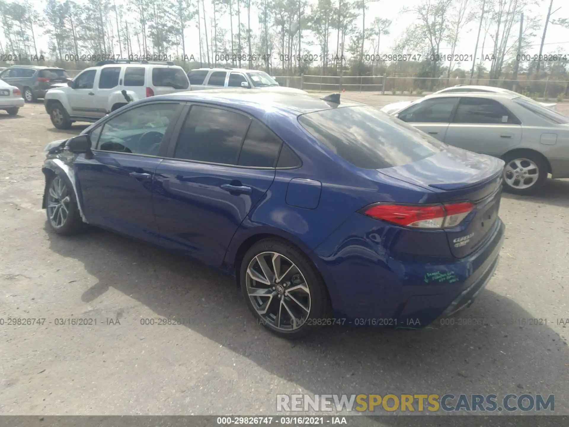 3 Photograph of a damaged car 5YFS4MCE9MP078087 TOYOTA COROLLA 2021