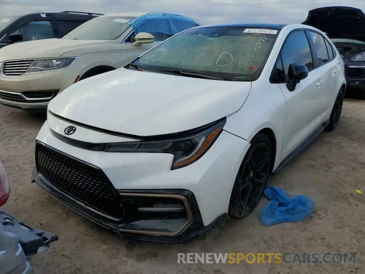 2 Photograph of a damaged car 5YFS4MCE9MP078851 TOYOTA COROLLA 2021