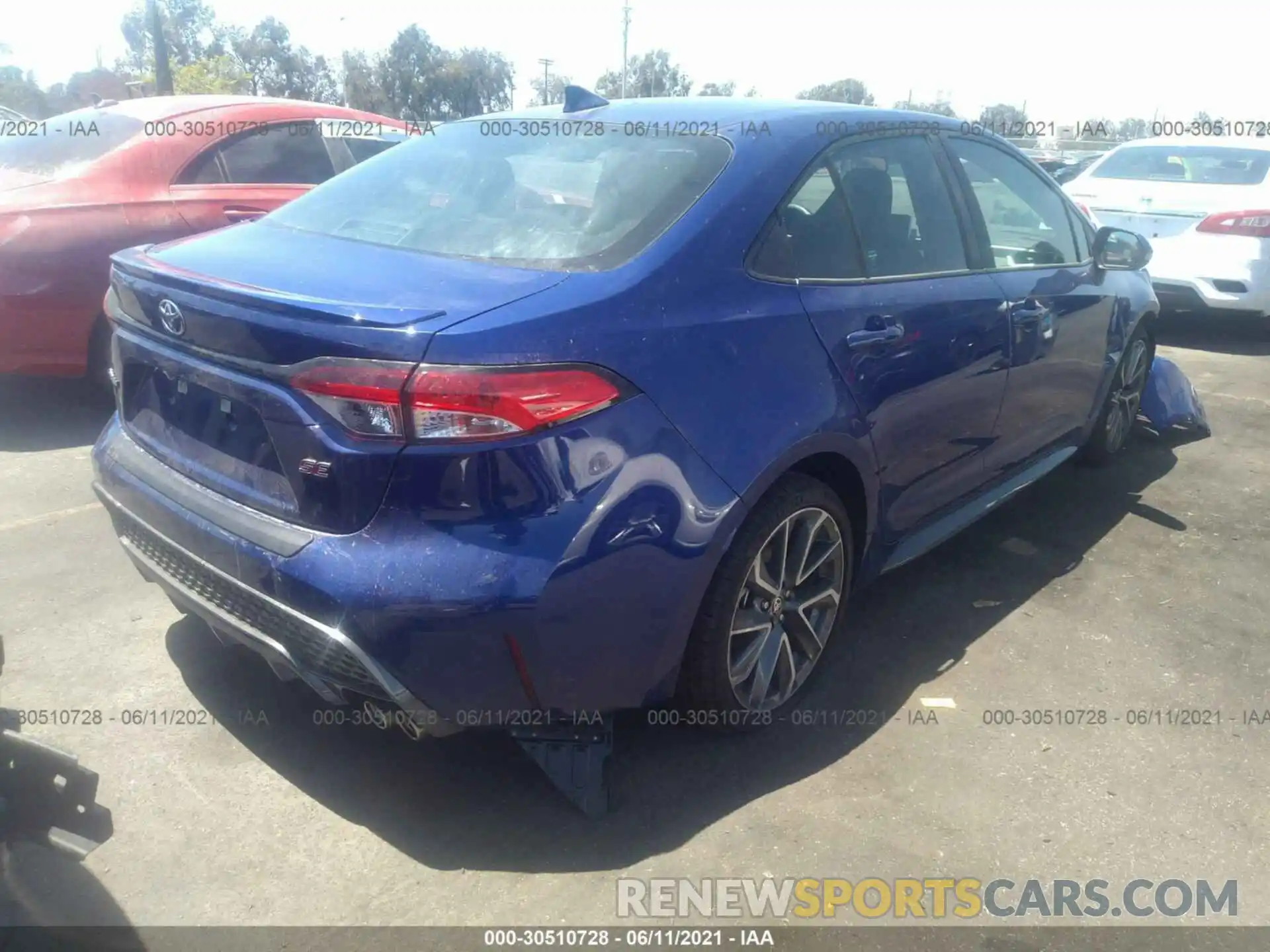 4 Photograph of a damaged car 5YFS4MCE9MP079191 TOYOTA COROLLA 2021