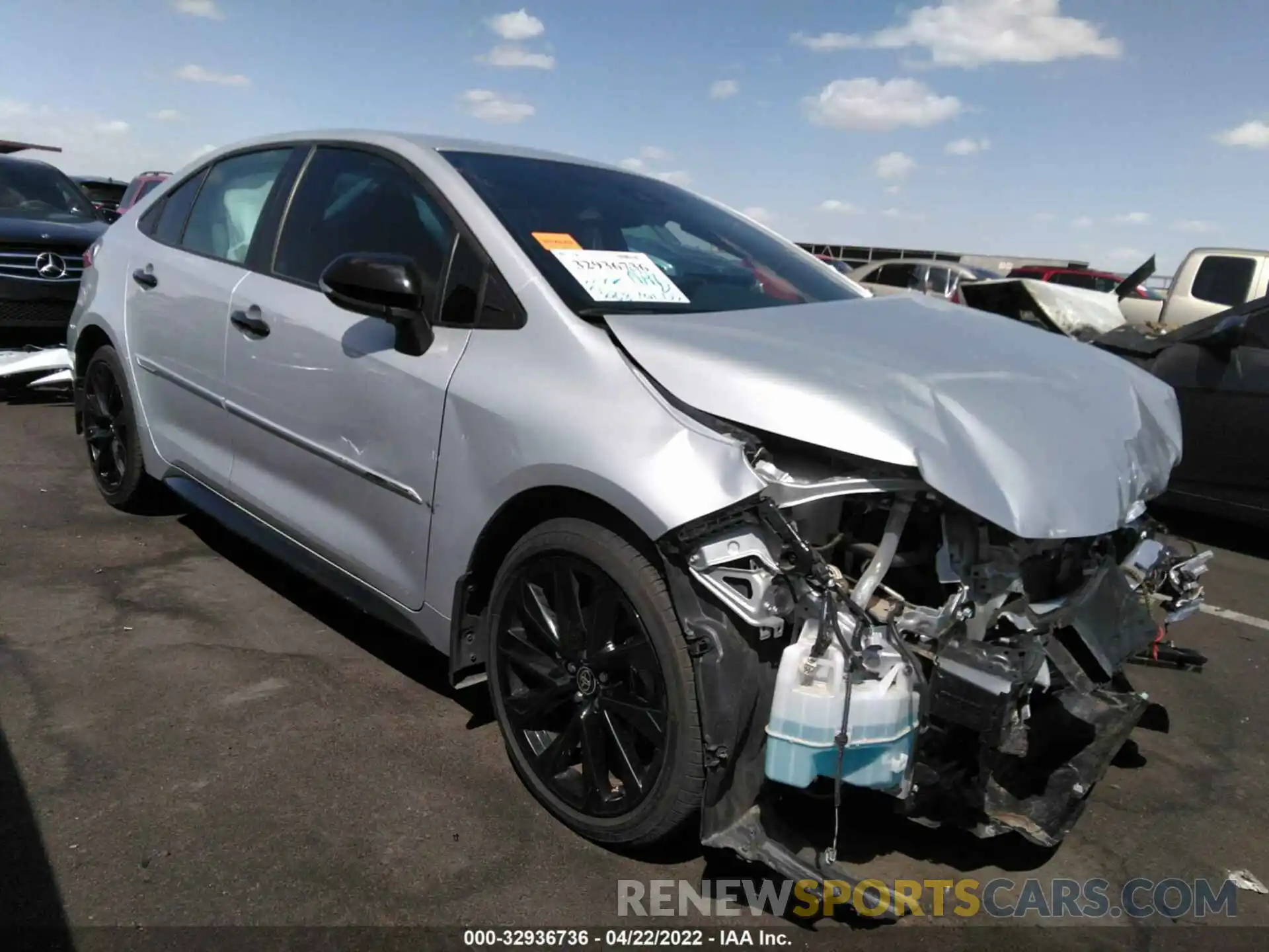 1 Photograph of a damaged car 5YFS4MCE9MP079787 TOYOTA COROLLA 2021