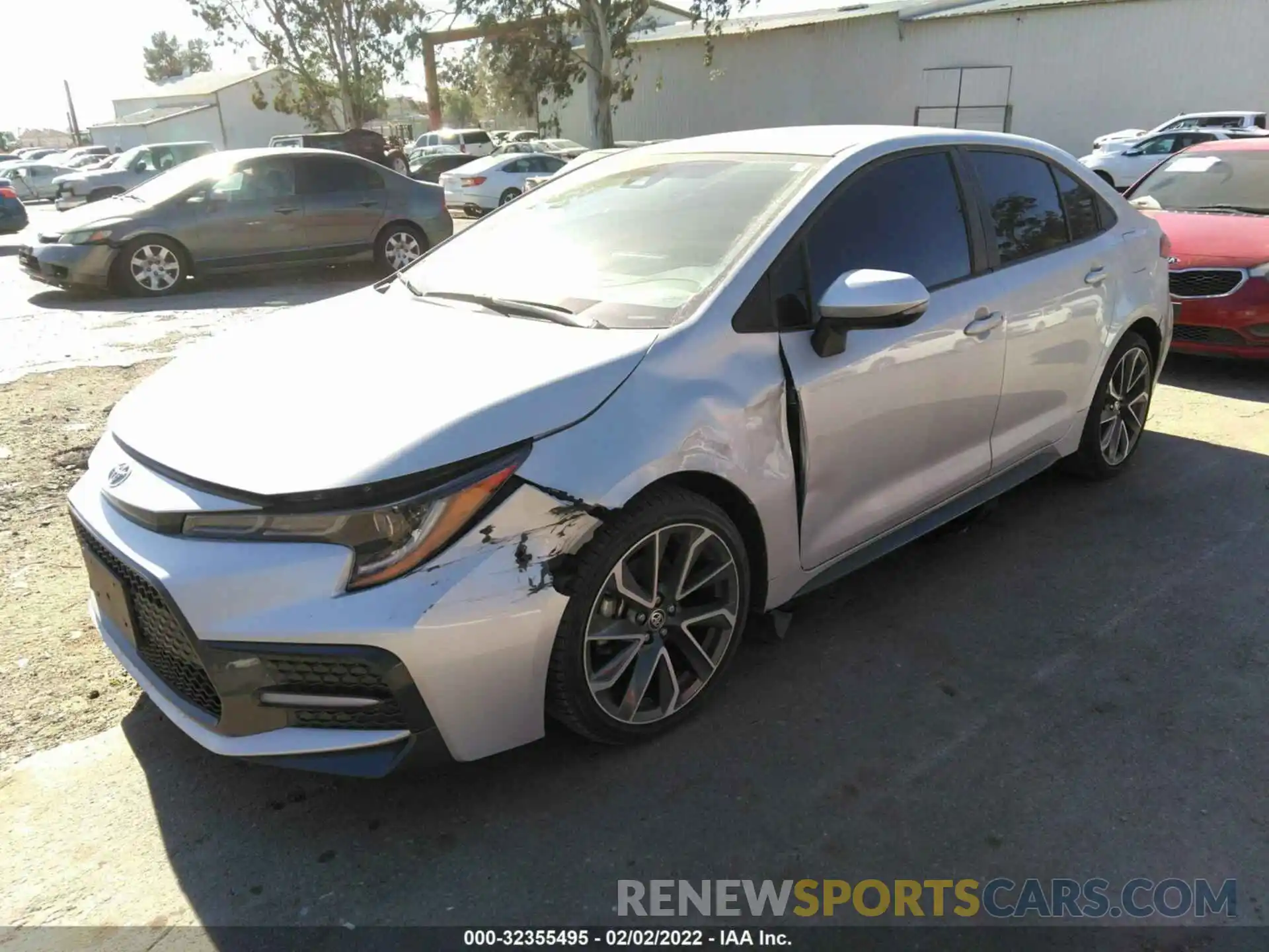 2 Photograph of a damaged car 5YFS4MCE9MP081538 TOYOTA COROLLA 2021