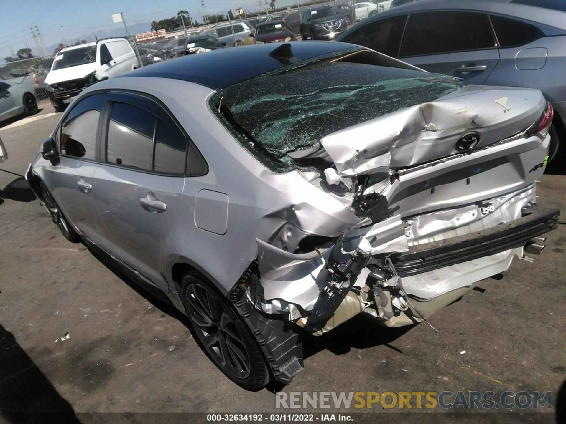 3 Photograph of a damaged car 5YFS4MCE9MP081846 TOYOTA COROLLA 2021