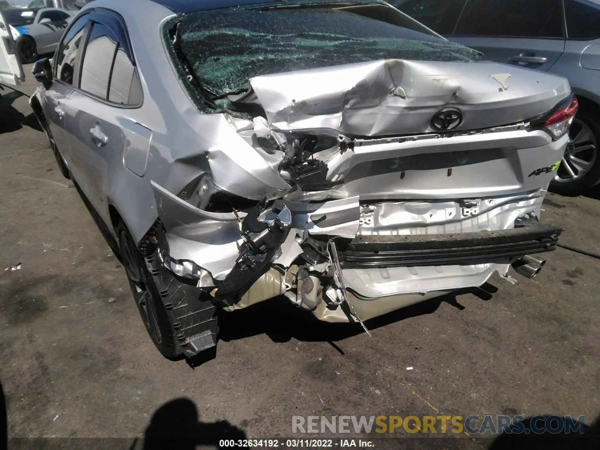 6 Photograph of a damaged car 5YFS4MCE9MP081846 TOYOTA COROLLA 2021