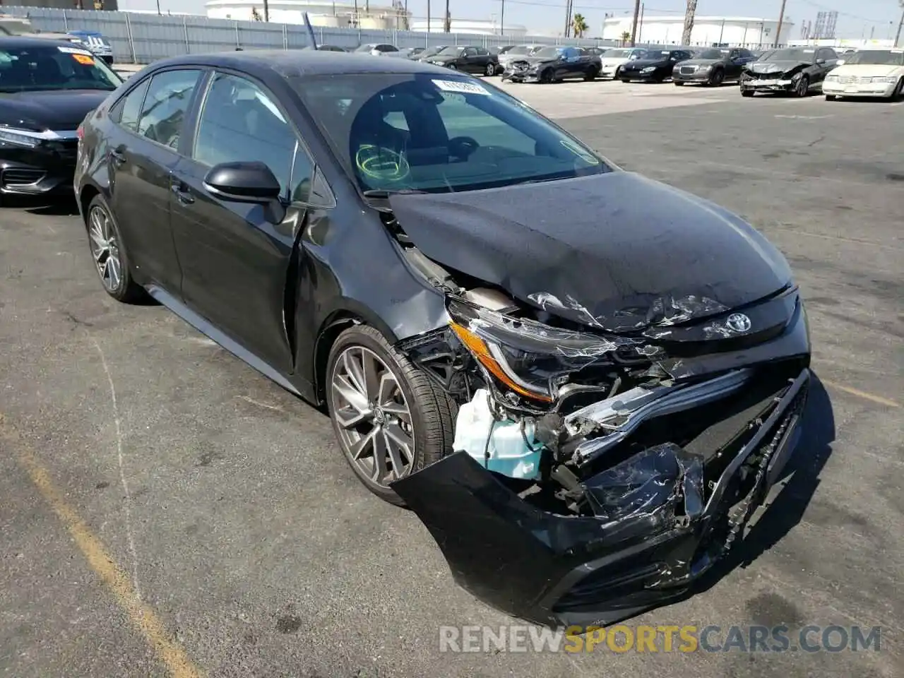 1 Photograph of a damaged car 5YFS4MCE9MP082415 TOYOTA COROLLA 2021