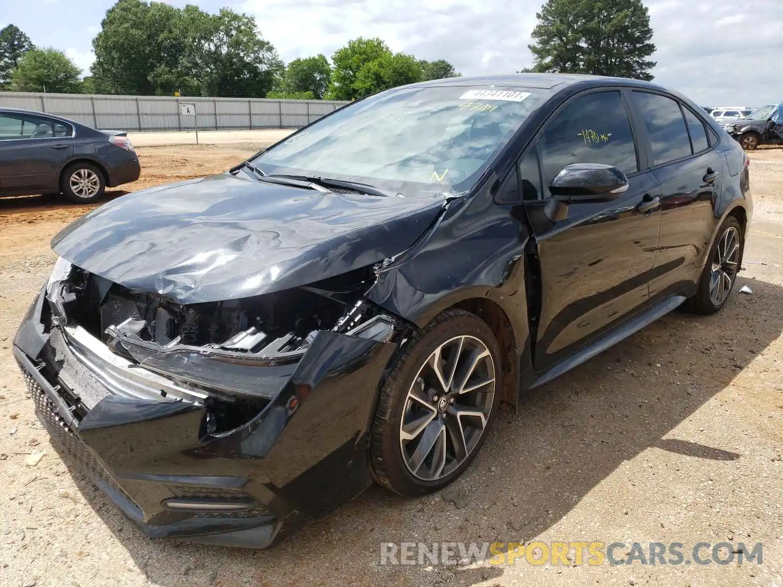 2 Photograph of a damaged car 5YFS4MCE9MP084701 TOYOTA COROLLA 2021