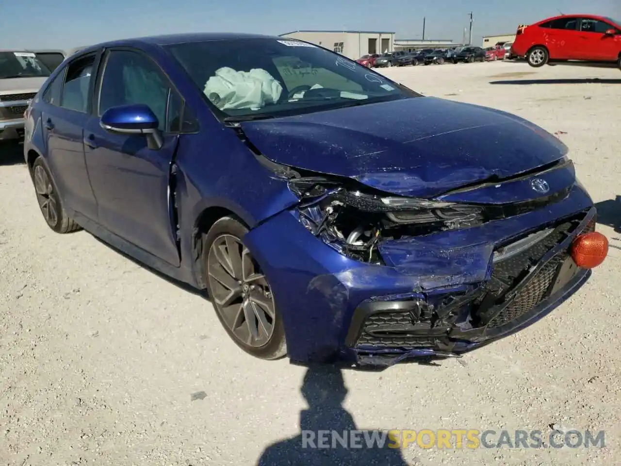 1 Photograph of a damaged car 5YFS4MCE9MP084780 TOYOTA COROLLA 2021