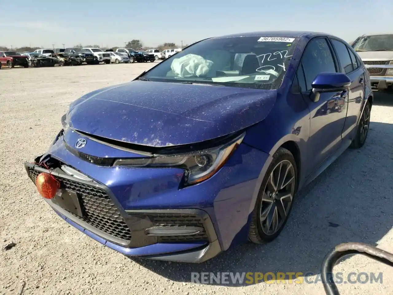 2 Photograph of a damaged car 5YFS4MCE9MP084780 TOYOTA COROLLA 2021