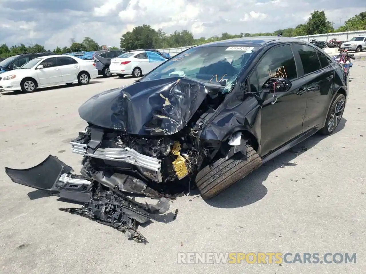 2 Photograph of a damaged car 5YFS4MCE9MP086433 TOYOTA COROLLA 2021