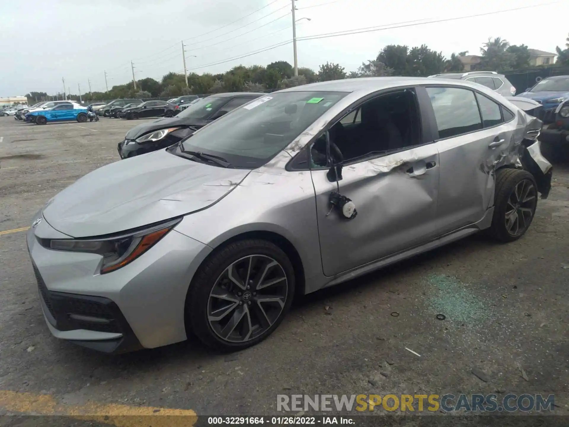 2 Photograph of a damaged car 5YFS4MCE9MP087789 TOYOTA COROLLA 2021