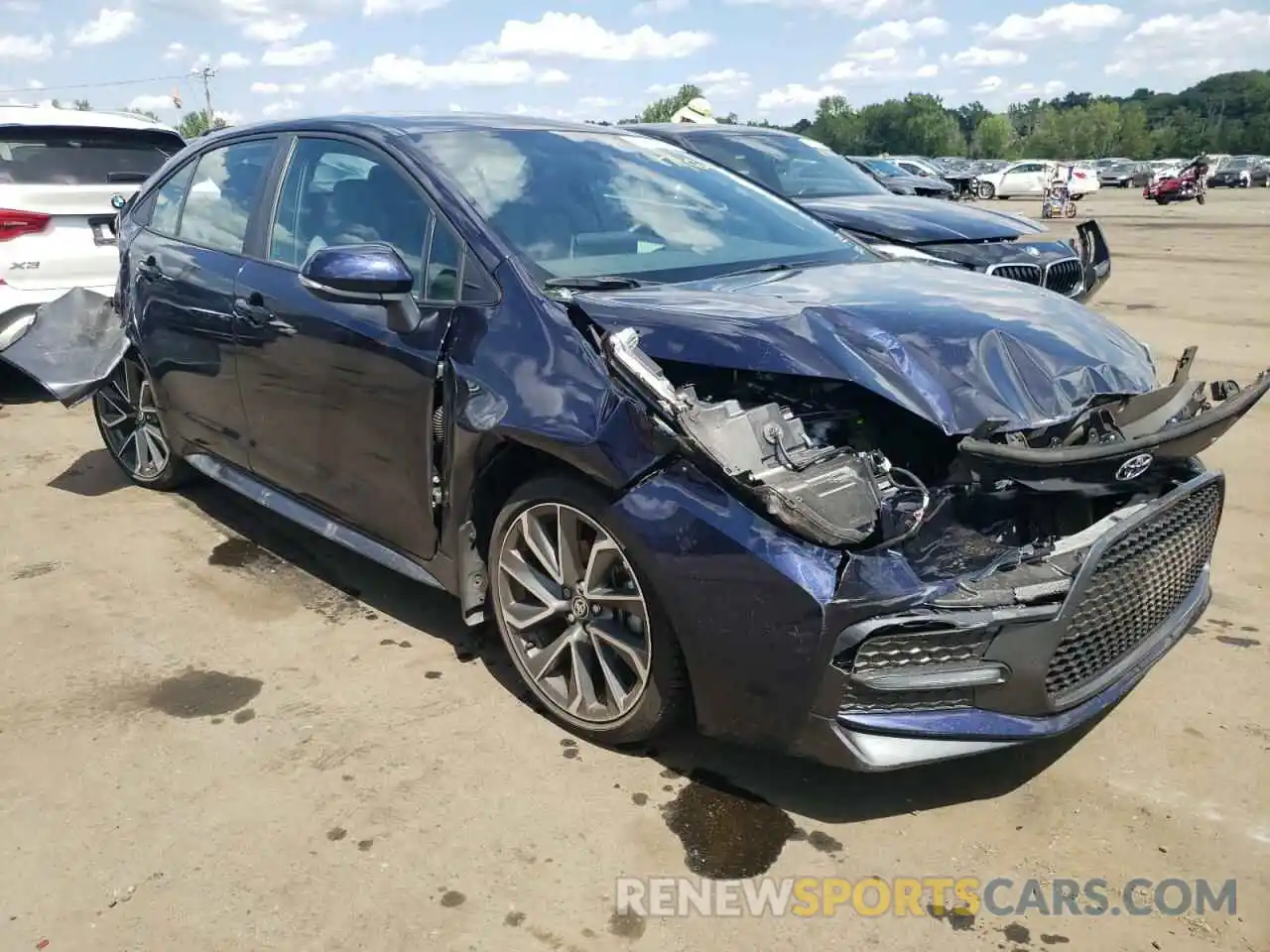 1 Photograph of a damaged car 5YFS4MCE9MP088084 TOYOTA COROLLA 2021