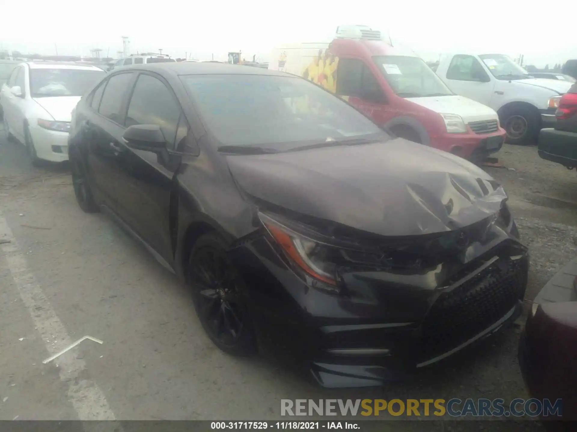 1 Photograph of a damaged car 5YFS4MCE9MP088523 TOYOTA COROLLA 2021