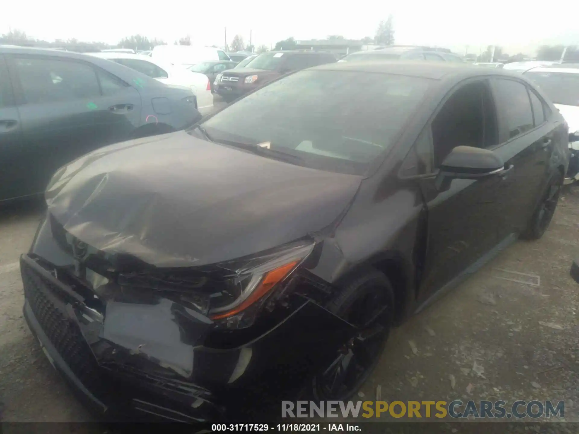 2 Photograph of a damaged car 5YFS4MCE9MP088523 TOYOTA COROLLA 2021