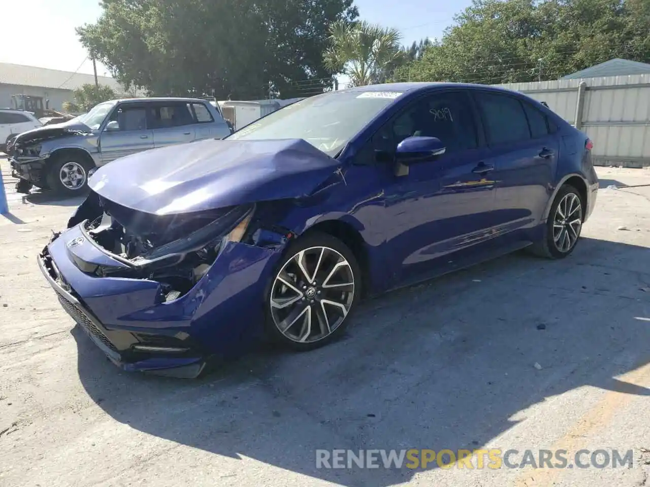 2 Photograph of a damaged car 5YFS4MCE9MP090322 TOYOTA COROLLA 2021