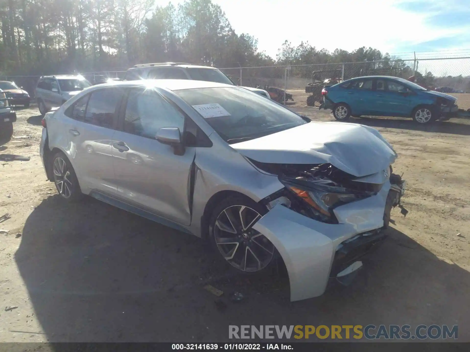 1 Photograph of a damaged car 5YFS4MCE9MP091454 TOYOTA COROLLA 2021