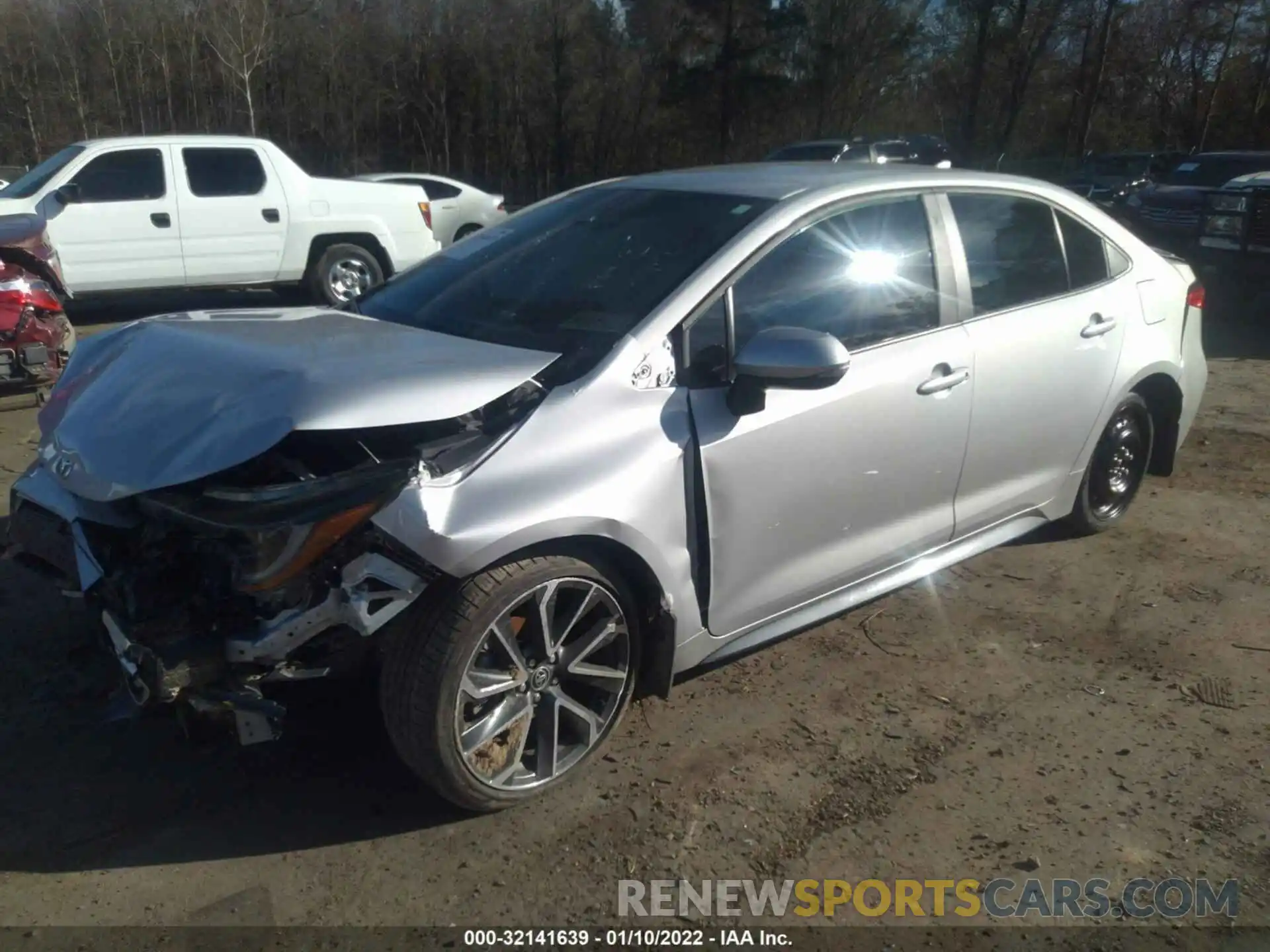 2 Photograph of a damaged car 5YFS4MCE9MP091454 TOYOTA COROLLA 2021