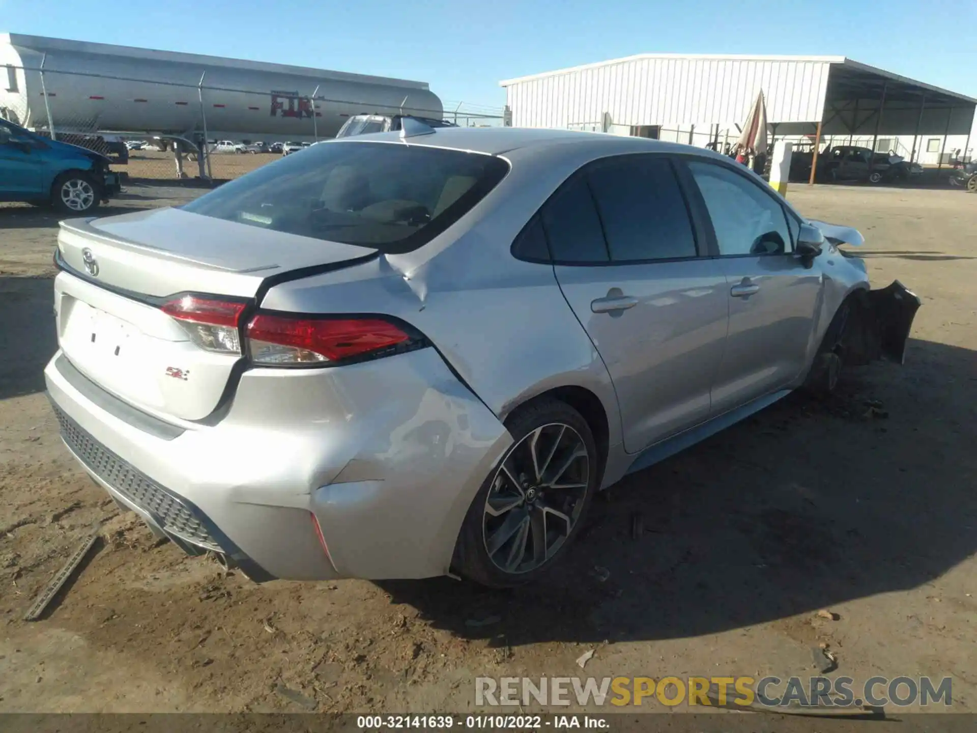 4 Photograph of a damaged car 5YFS4MCE9MP091454 TOYOTA COROLLA 2021