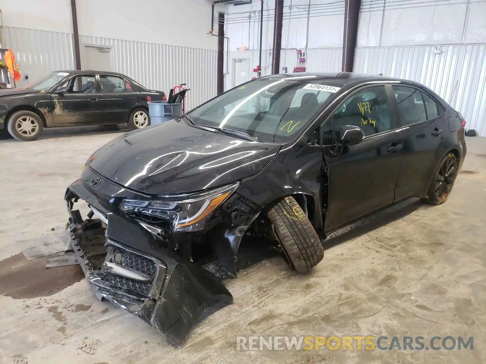 2 Photograph of a damaged car 5YFS4MCE9MP095147 TOYOTA COROLLA 2021