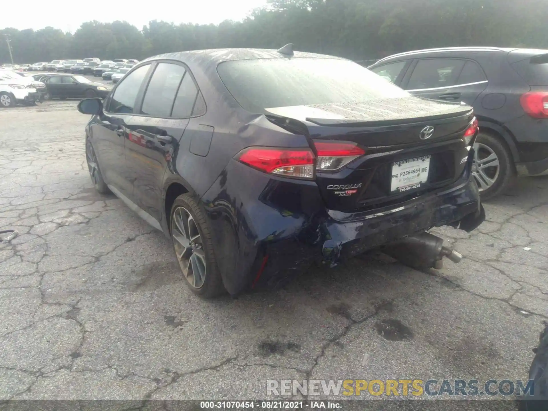 3 Photograph of a damaged car 5YFS4MCE9MP095729 TOYOTA COROLLA 2021