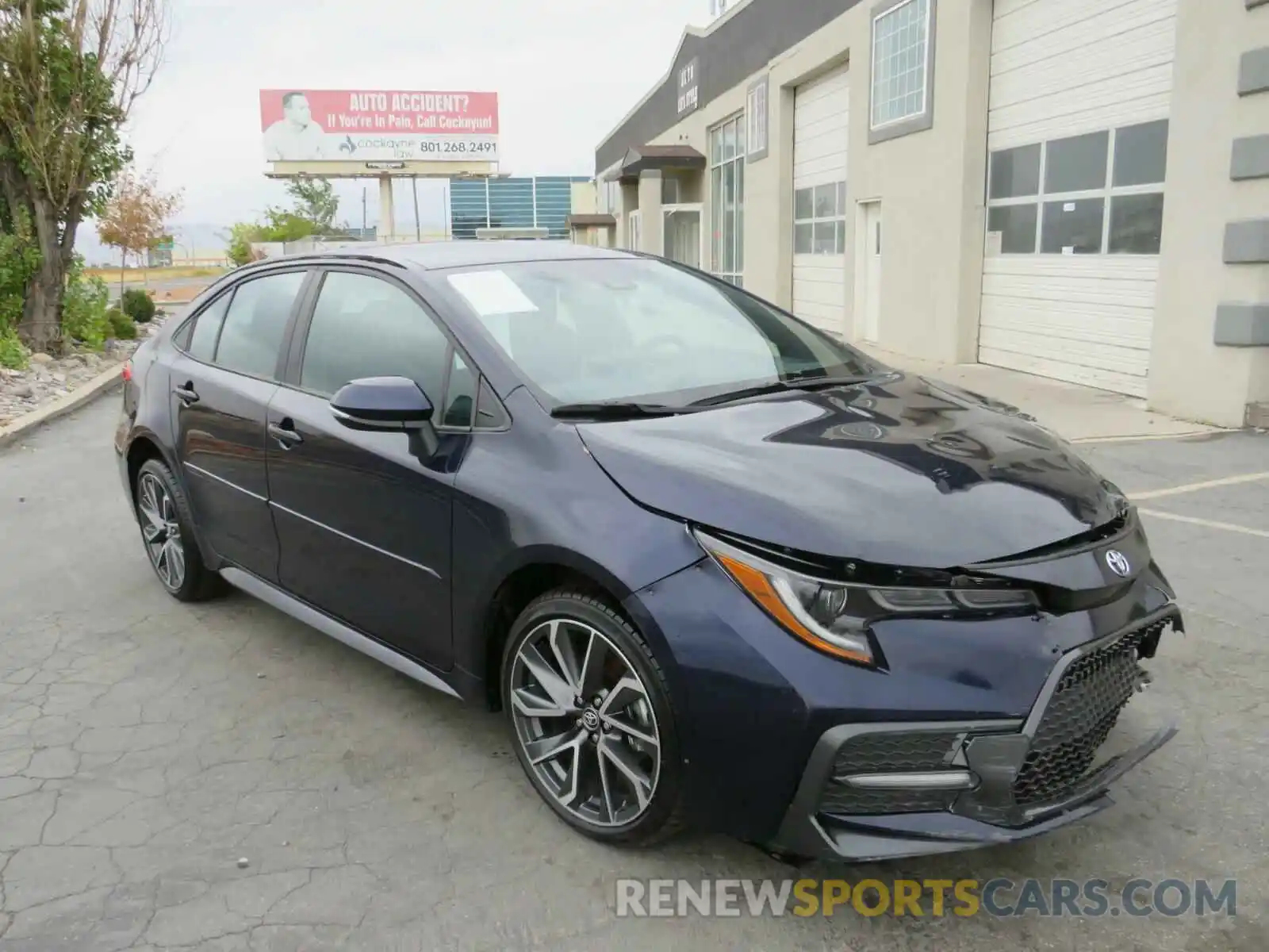 1 Photograph of a damaged car 5YFS4MCEXMP057829 TOYOTA COROLLA 2021