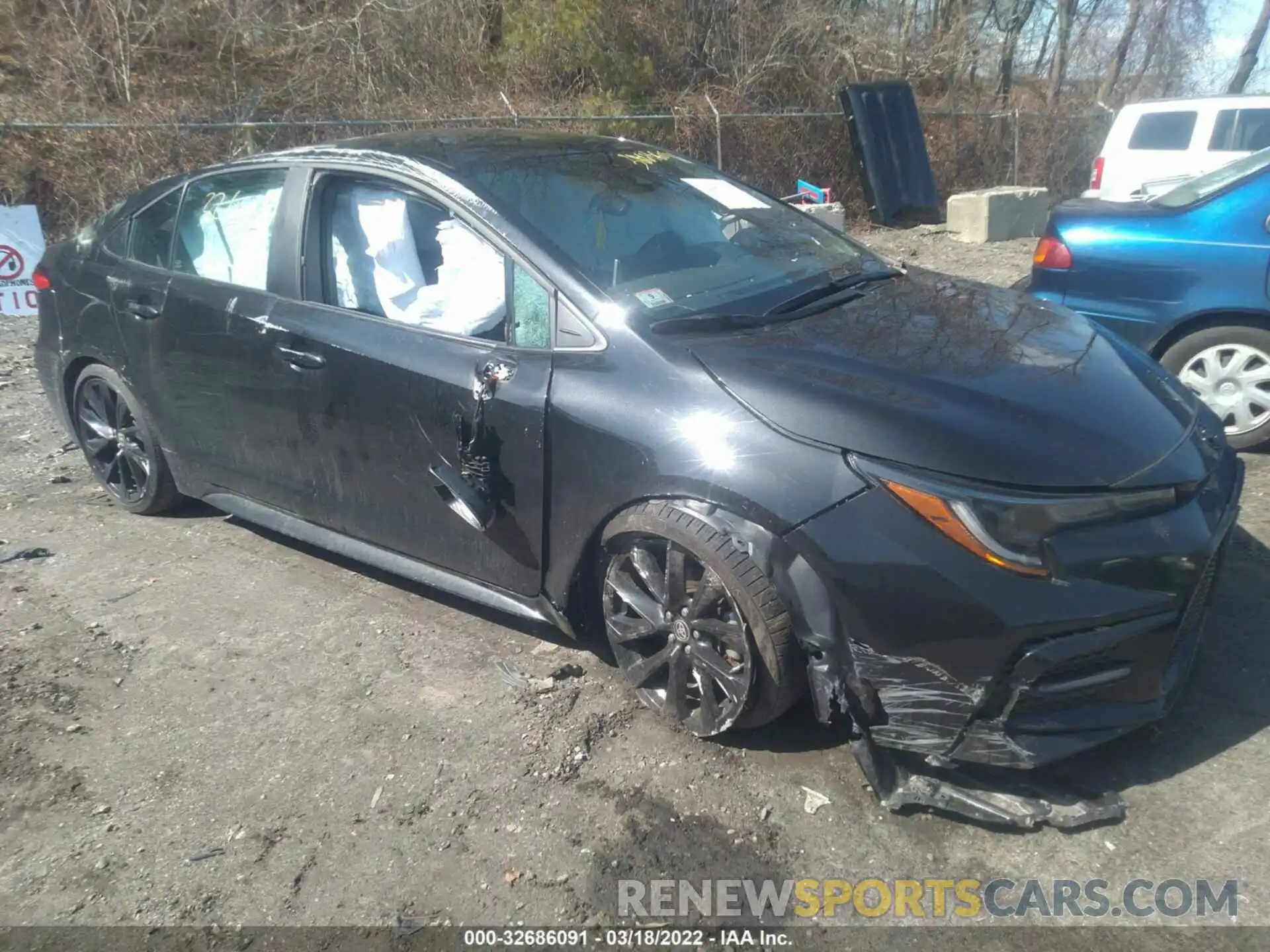 1 Photograph of a damaged car 5YFS4MCEXMP058012 TOYOTA COROLLA 2021