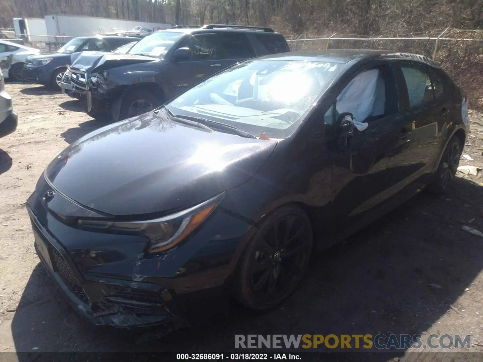 2 Photograph of a damaged car 5YFS4MCEXMP058012 TOYOTA COROLLA 2021