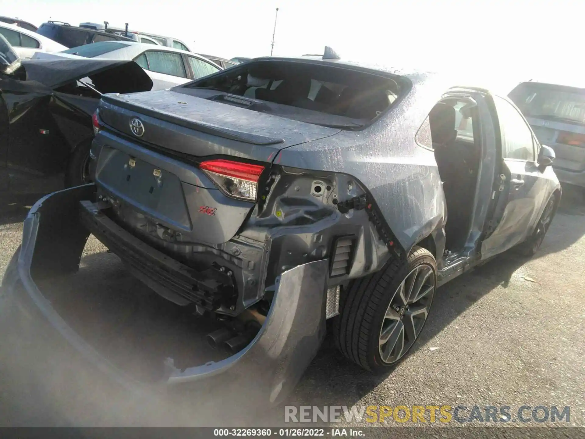 4 Photograph of a damaged car 5YFS4MCEXMP058933 TOYOTA COROLLA 2021