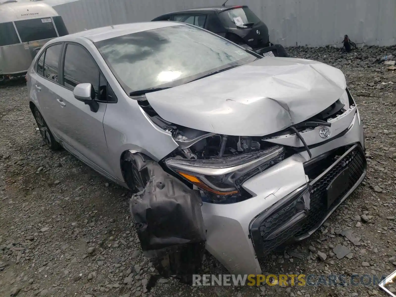 1 Photograph of a damaged car 5YFS4MCEXMP060343 TOYOTA COROLLA 2021