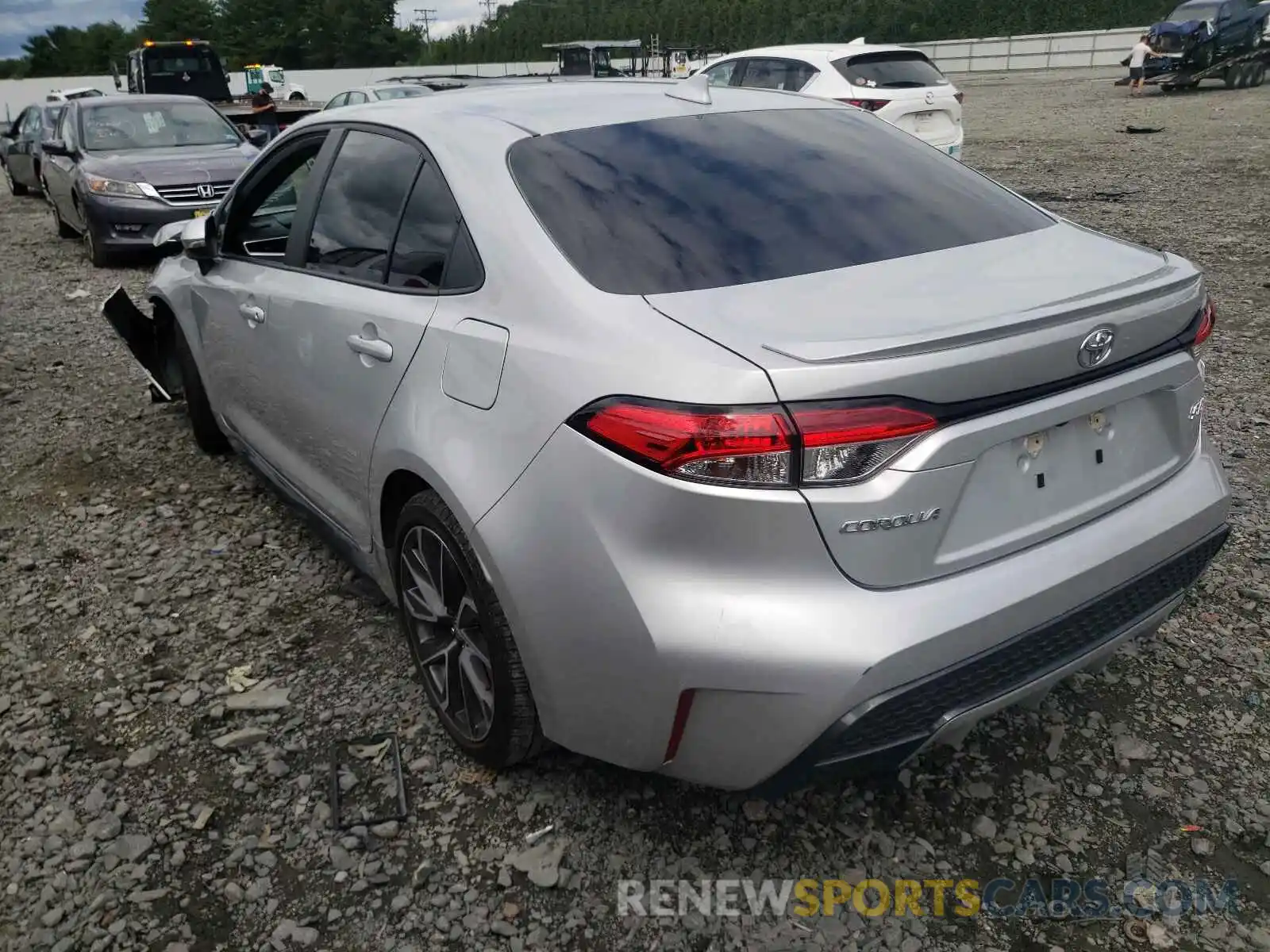 3 Photograph of a damaged car 5YFS4MCEXMP060343 TOYOTA COROLLA 2021