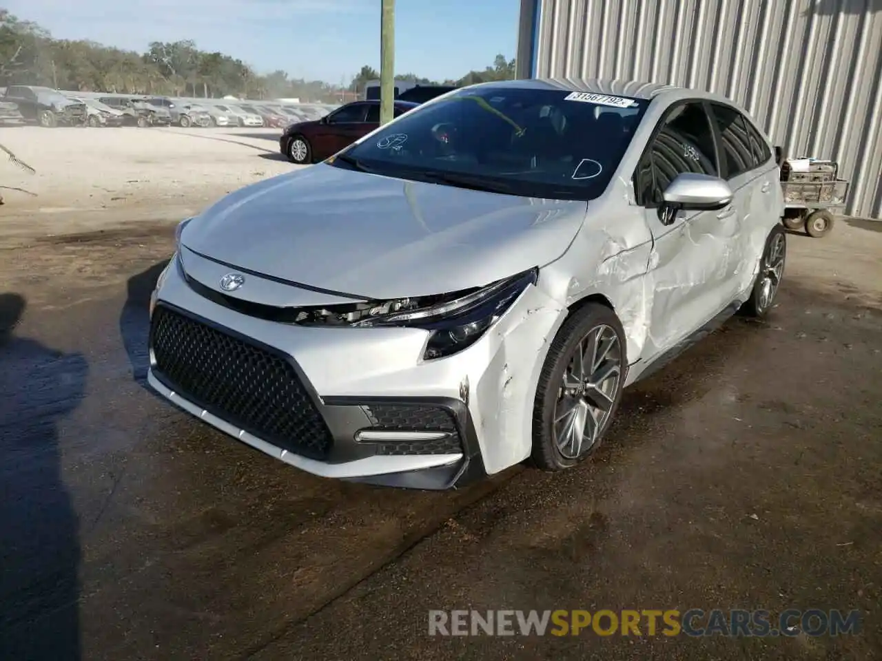 2 Photograph of a damaged car 5YFS4MCEXMP060715 TOYOTA COROLLA 2021