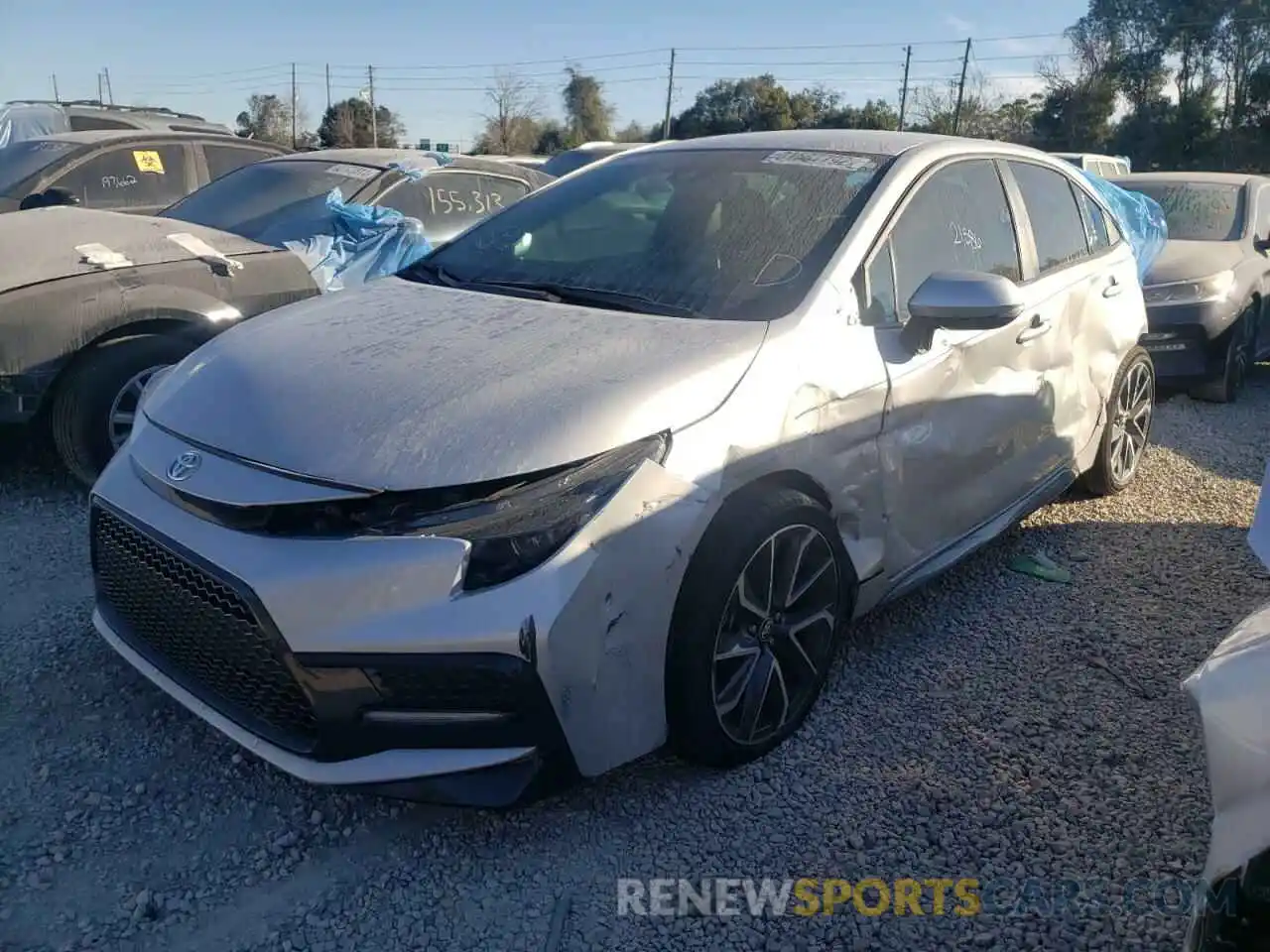 9 Photograph of a damaged car 5YFS4MCEXMP060715 TOYOTA COROLLA 2021