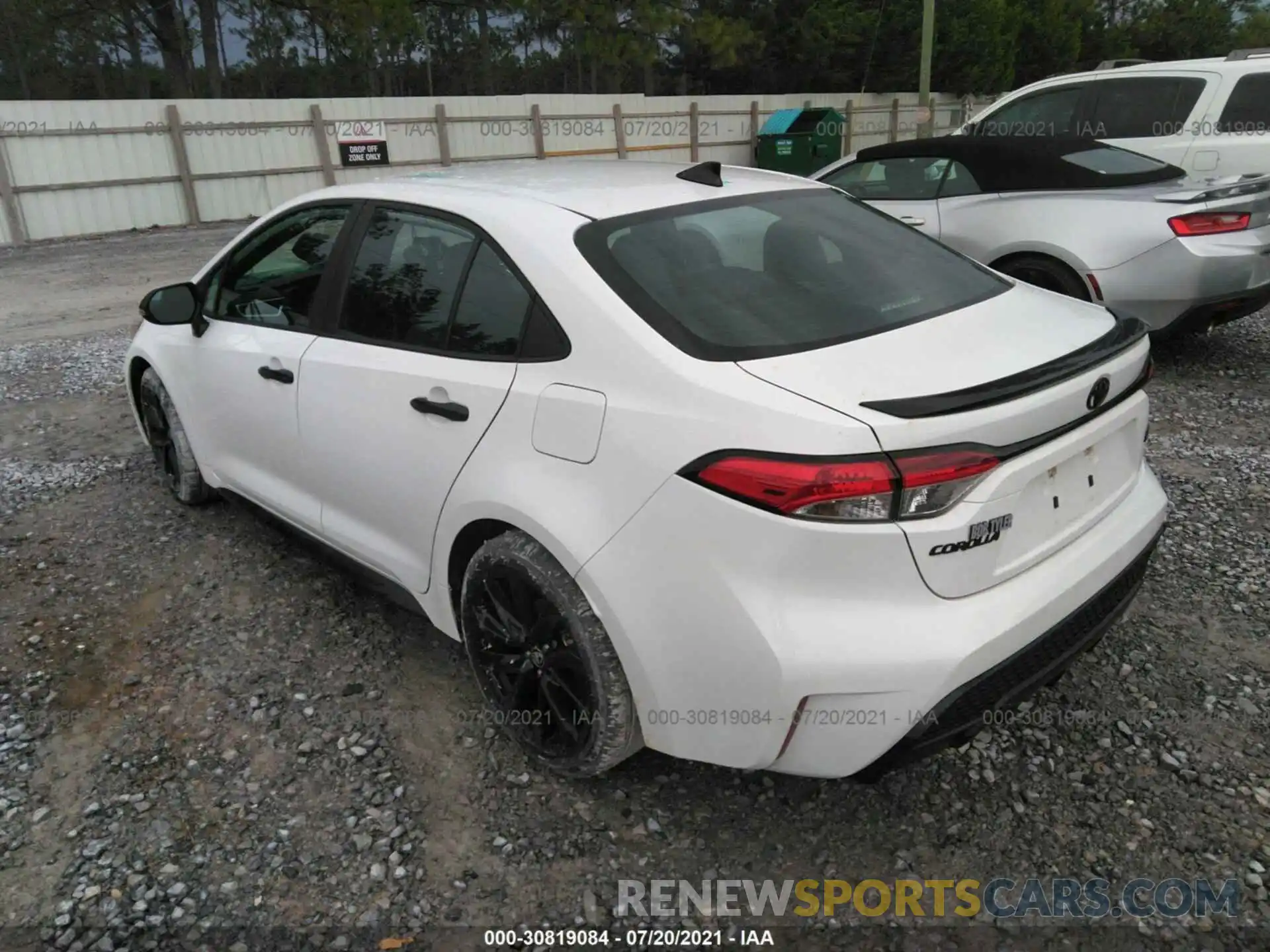 3 Photograph of a damaged car 5YFS4MCEXMP061217 TOYOTA COROLLA 2021