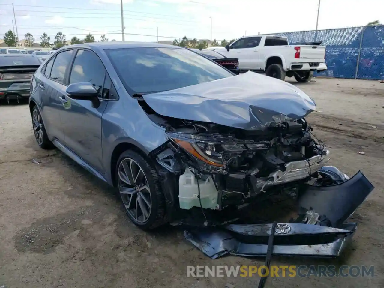 1 Photograph of a damaged car 5YFS4MCEXMP061640 TOYOTA COROLLA 2021