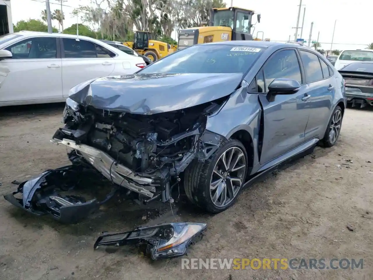 2 Photograph of a damaged car 5YFS4MCEXMP061640 TOYOTA COROLLA 2021