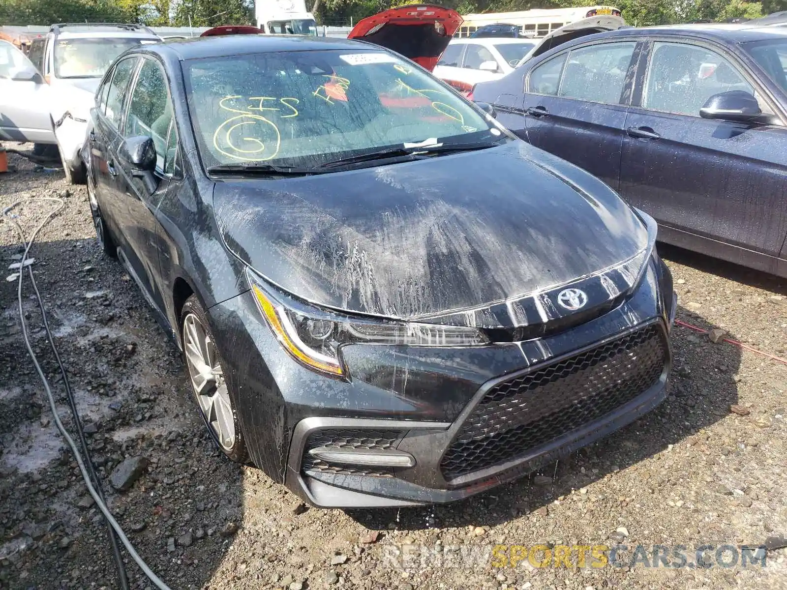 1 Photograph of a damaged car 5YFS4MCEXMP063288 TOYOTA COROLLA 2021