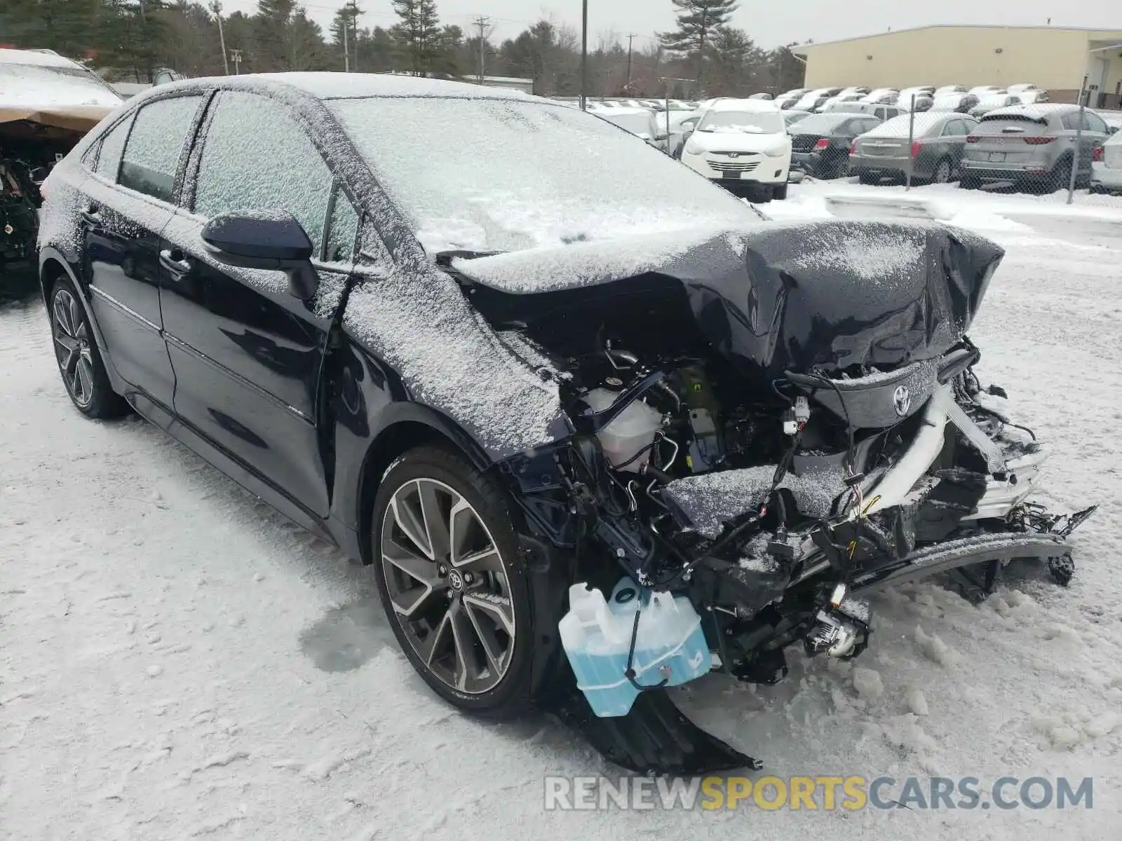 1 Photograph of a damaged car 5YFS4MCEXMP063727 TOYOTA COROLLA 2021