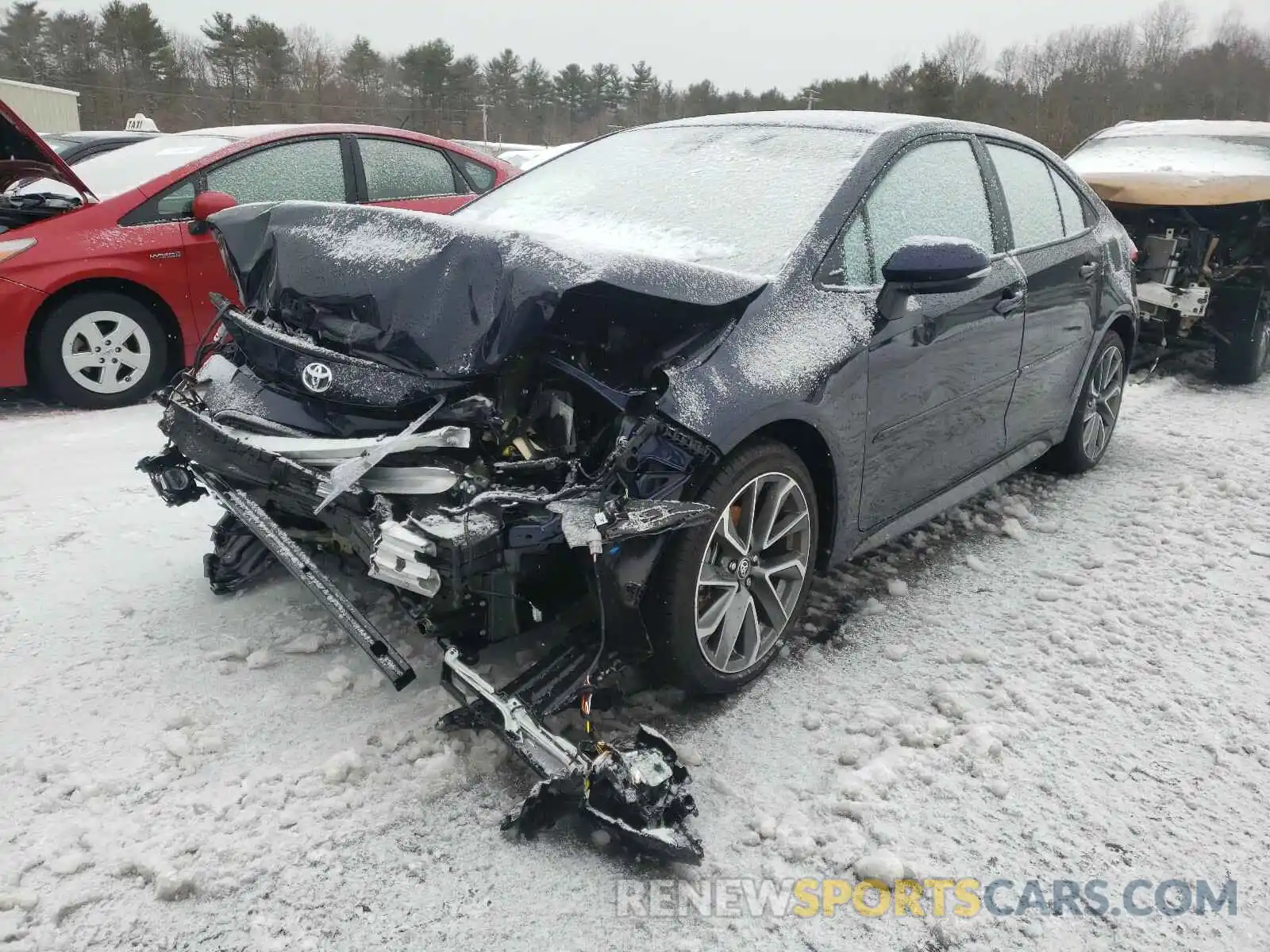 2 Photograph of a damaged car 5YFS4MCEXMP063727 TOYOTA COROLLA 2021