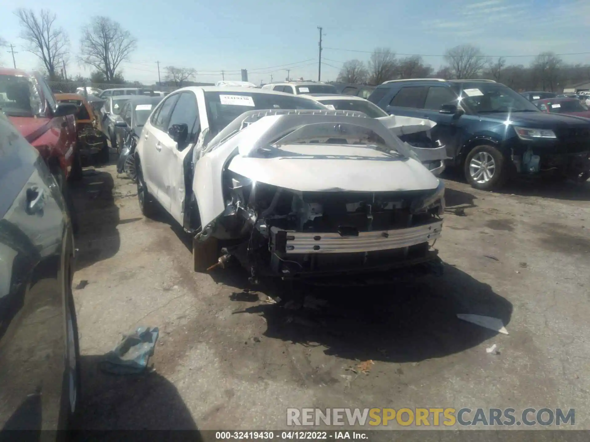 1 Photograph of a damaged car 5YFS4MCEXMP063744 TOYOTA COROLLA 2021