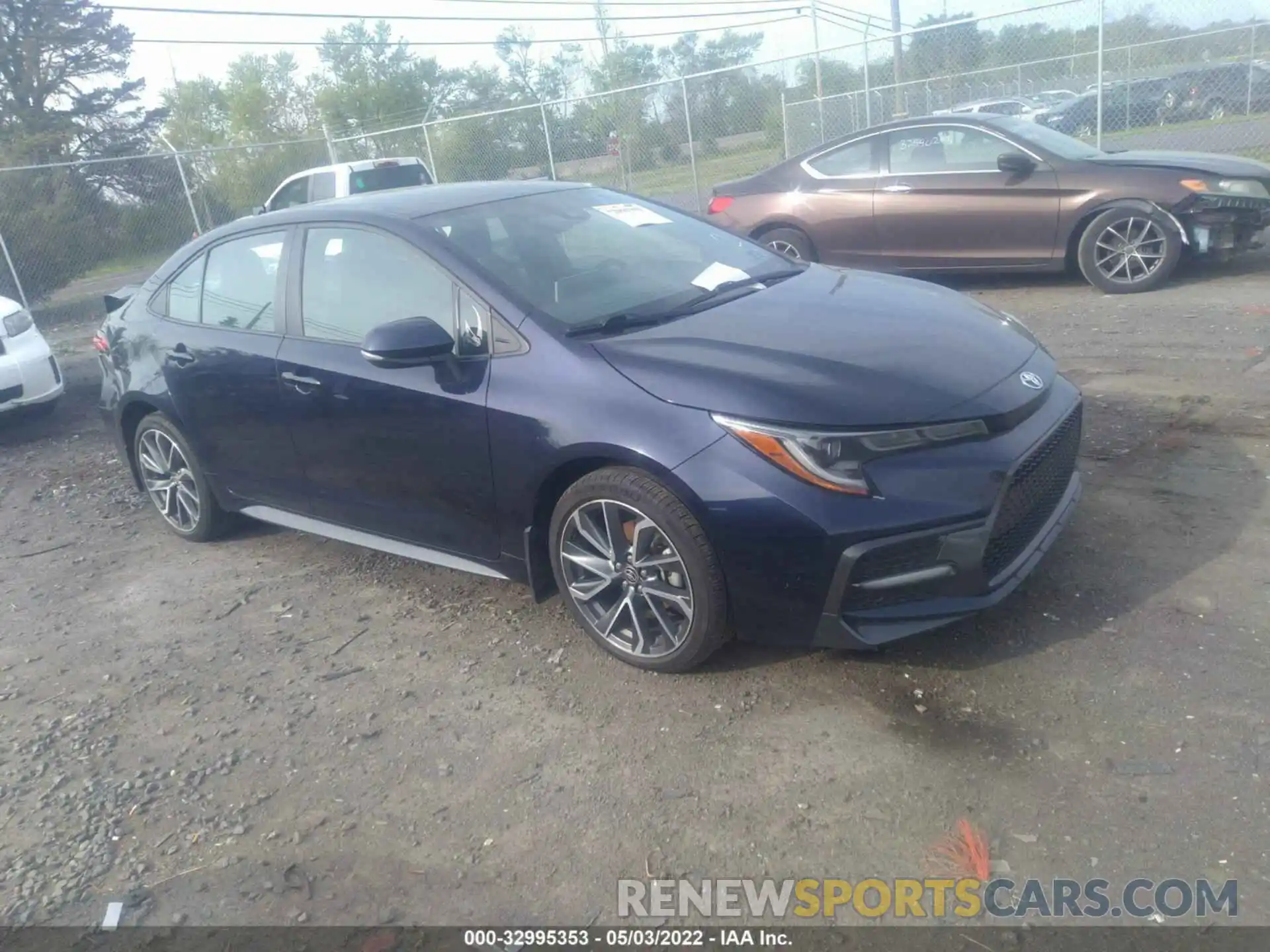 1 Photograph of a damaged car 5YFS4MCEXMP063890 TOYOTA COROLLA 2021