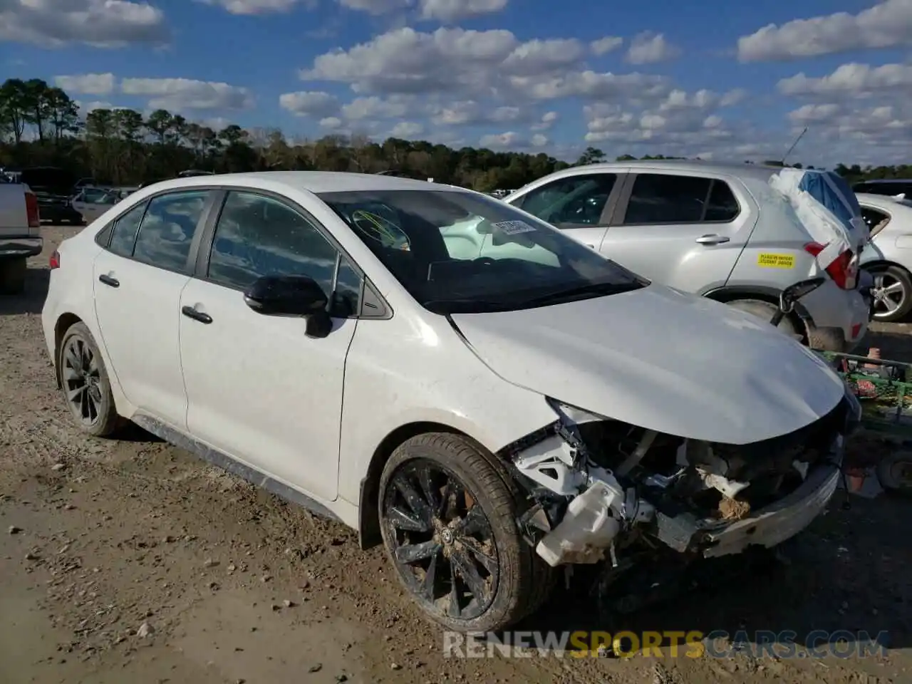 1 Photograph of a damaged car 5YFS4MCEXMP064134 TOYOTA COROLLA 2021