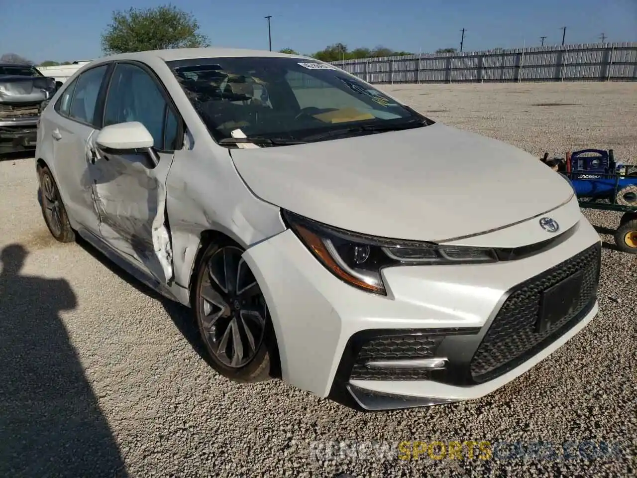 1 Photograph of a damaged car 5YFS4MCEXMP064313 TOYOTA COROLLA 2021