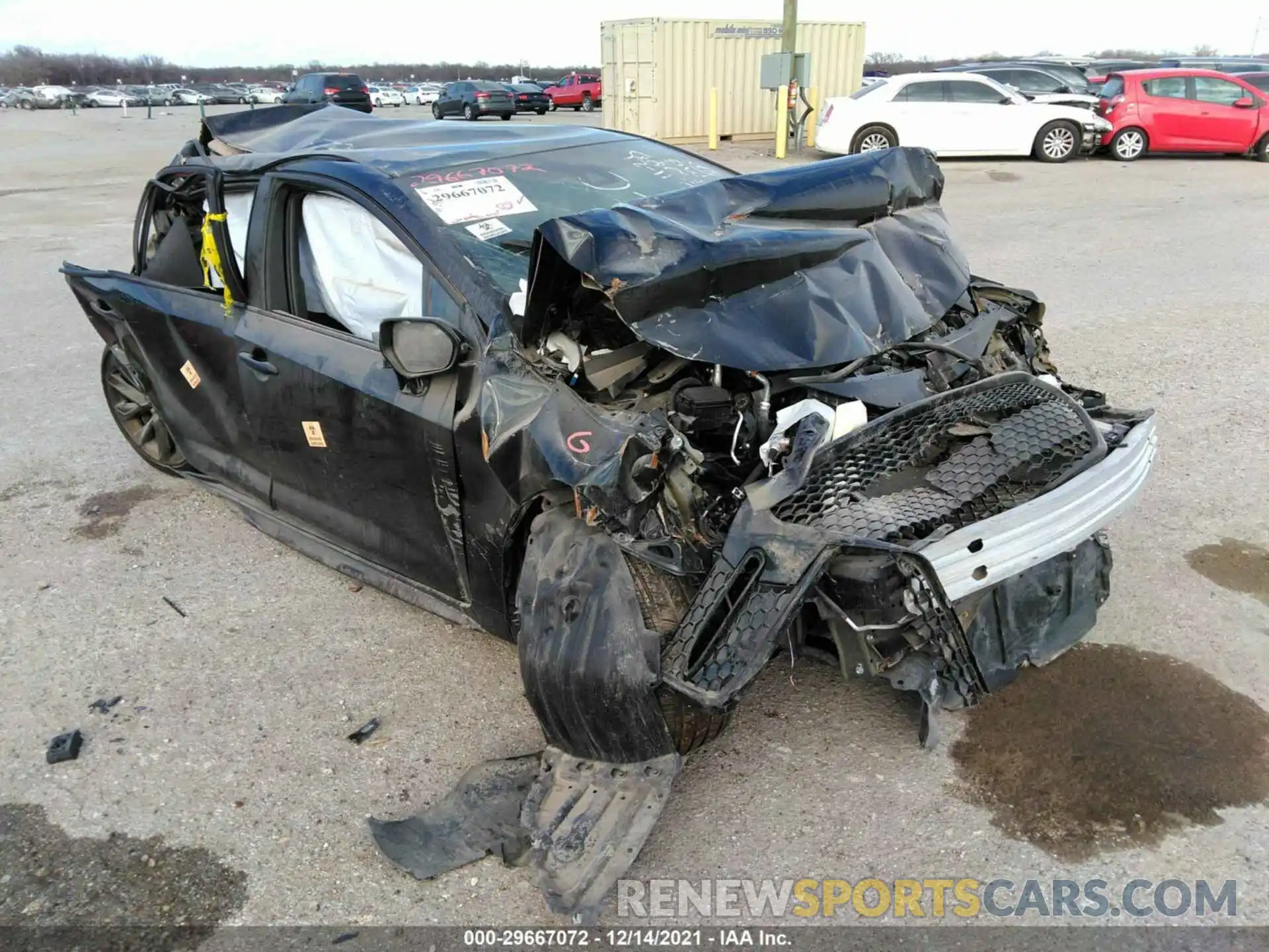 1 Photograph of a damaged car 5YFS4MCEXMP064473 TOYOTA COROLLA 2021