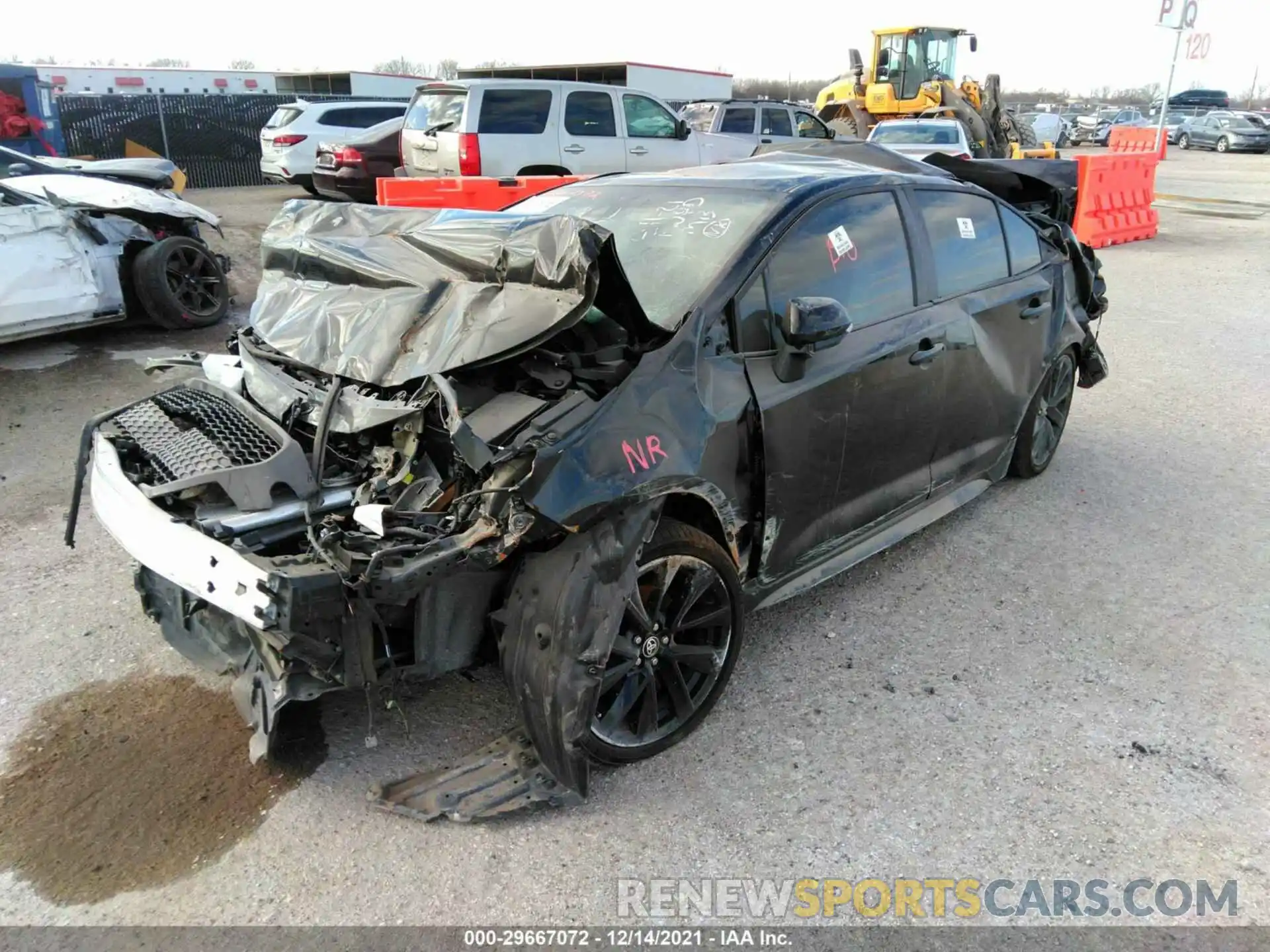 2 Photograph of a damaged car 5YFS4MCEXMP064473 TOYOTA COROLLA 2021